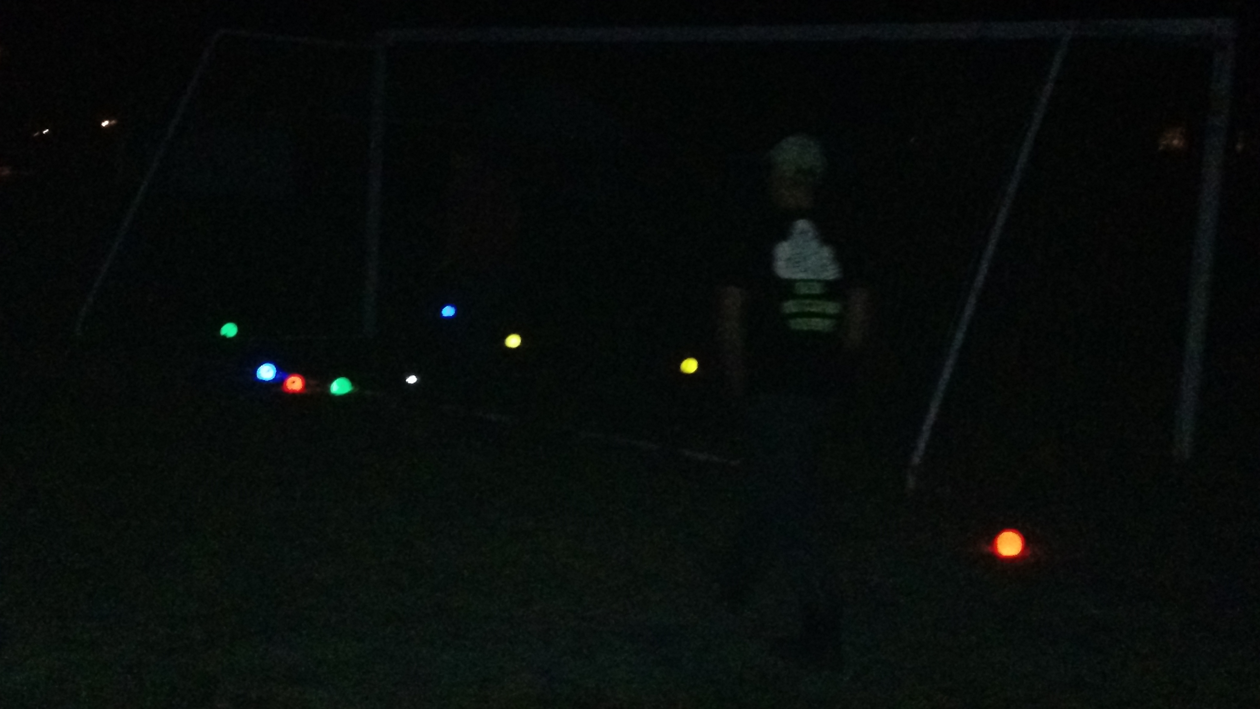 Bocce Ball through the Soccer Net